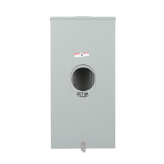 SIEMENS Siemens 9810-8502 300 VAC 400 amp 1-phase 3-wire 1-position NEMA 3R bolt-in ringless meter mounting equipment