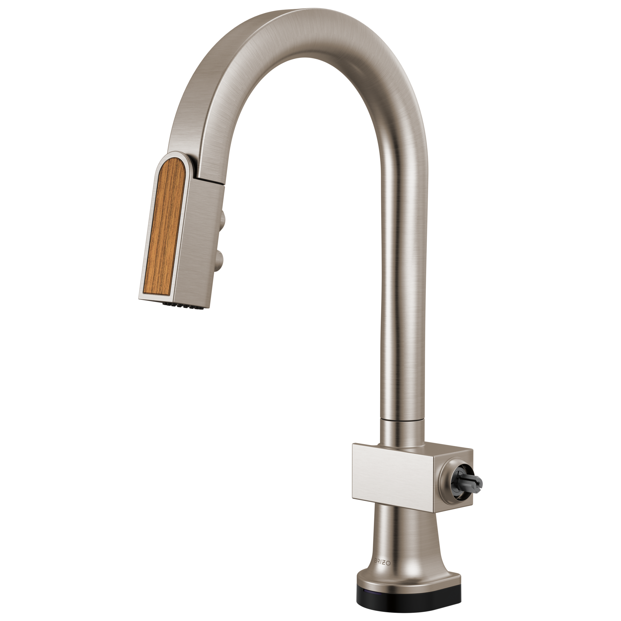 BRIZO Brizo 64922LF-SSWDLHP Frank Lloyd Wright SmartTouch Pull-Down Prep Faucet with Arc Spout - Less Handle
