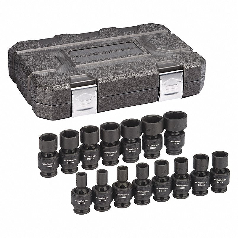 GEARWRENCH Gearwrench 84918N Set Socket Impact Deep Metric 3/8 inch Drive 13 Piece