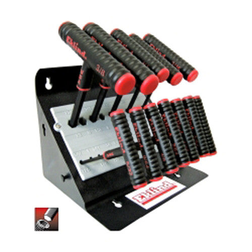 EKLIND TOOL Eklind Tool 60614 13-PC. Power-T Key Set Inch W/Stand 6 inches Arm