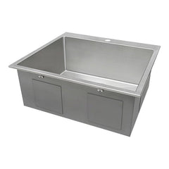 RUVATI Ruvati RVU6015 topmount laundry utility sink 25 inches x 22 inches x 12 inches tight radius deep 16 gauge stainless steel