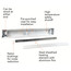 CADET Cadet 4F1000-8W Electric Baseboard Heater 1000W 208V 48in