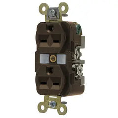 HUBBELL Hubbell 5662 Duplex Receptacle 15A 250V 6-15R Brown