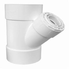 CHARLOTTE PIPE Charlotte Pipe 3620 Pvc Reducing Wye 4x4x1.5 in Dwv