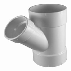 CHARLOTTE PIPE Charlotte Pipe 3751 Pvc Reducing Wye 3x3x2 in Sch 30 Hub