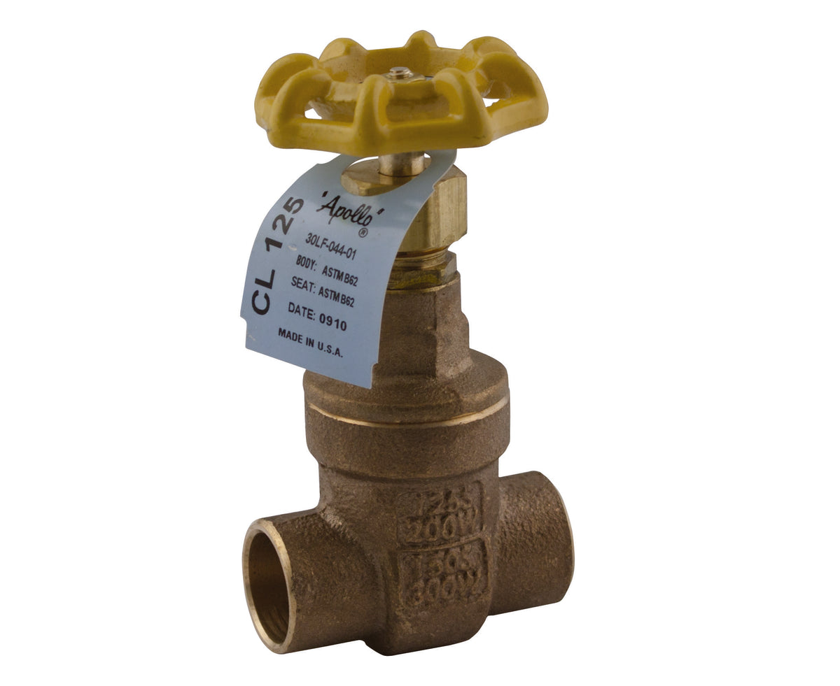 APOLLO VALVES Apollo Valves 30LF-044-01 Bronze Gate Valve 3/4 Inch