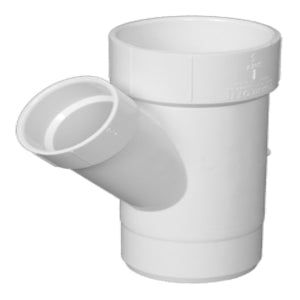 CHARLOTTE PIPE Charlotte Pipe 3633 Pvc Reducing Street Wye 3x3x1.5 in Sch 40
