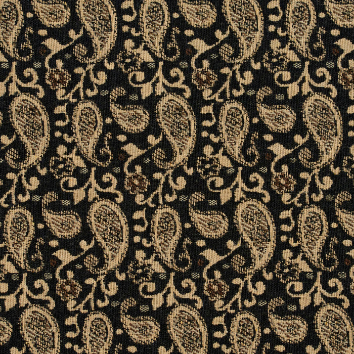 CHARLOTTE Charlotte 5847 Espresso Paisley Upholstery Fabric 54in