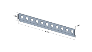ALLIED AIR Allied Air 77M08 Corbel Plate 1x4x31 in