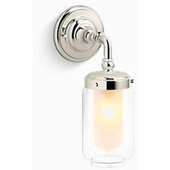 KOHLER Kohler 72584-SN Artifacts Single Wall Sconce Polished Nickel