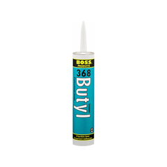 SOUDAL Soudal 142333 Butyl Rubber Caulk 10.3 Oz White