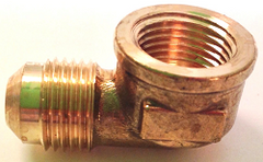 HOLYOKE FITTINGS Holyoke Fittings 50-62 Brass 90 Degree Flare Elbow