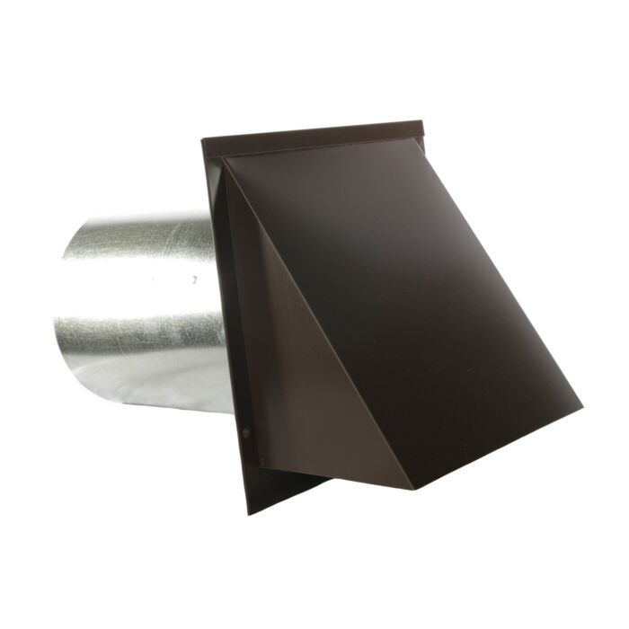 FAMCO Famco sdwv4br Hooded Wall Vent 4 Inches Brown