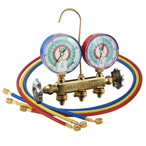 JB INDUSTRIES Jb Industries 22733 2 Valve Brass Manifold Gauge Set