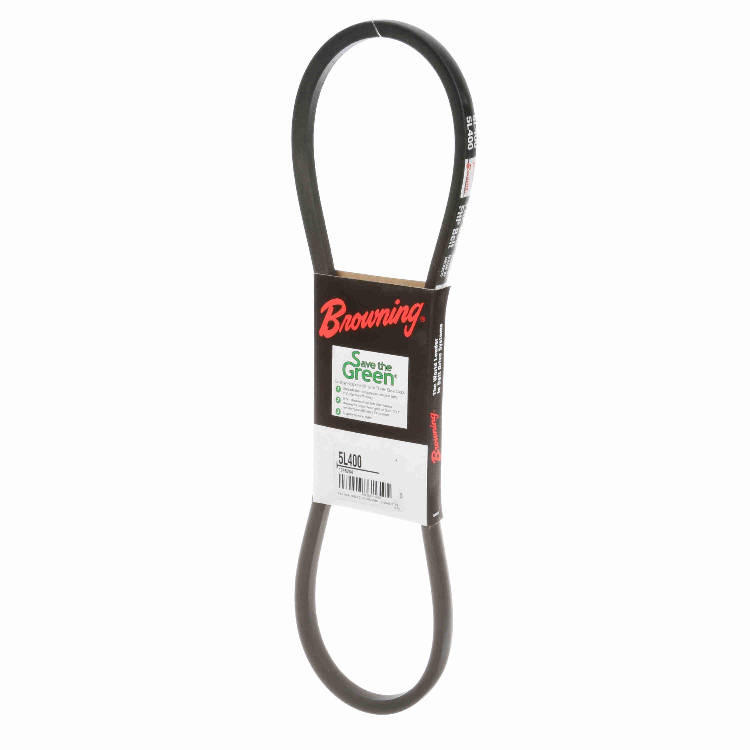 BROWNING Browning 1095264 5L400 V-belt Rubber