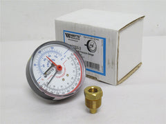 WATTS Watts 240935 Temperature Pressure Gauge 150 Psi 1/2 Mnpt