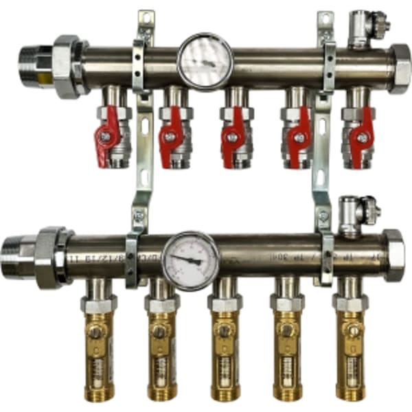 MR PEX Mr Pex 3260500 5-branch Stainless Steel Manifold 1.5 Inch