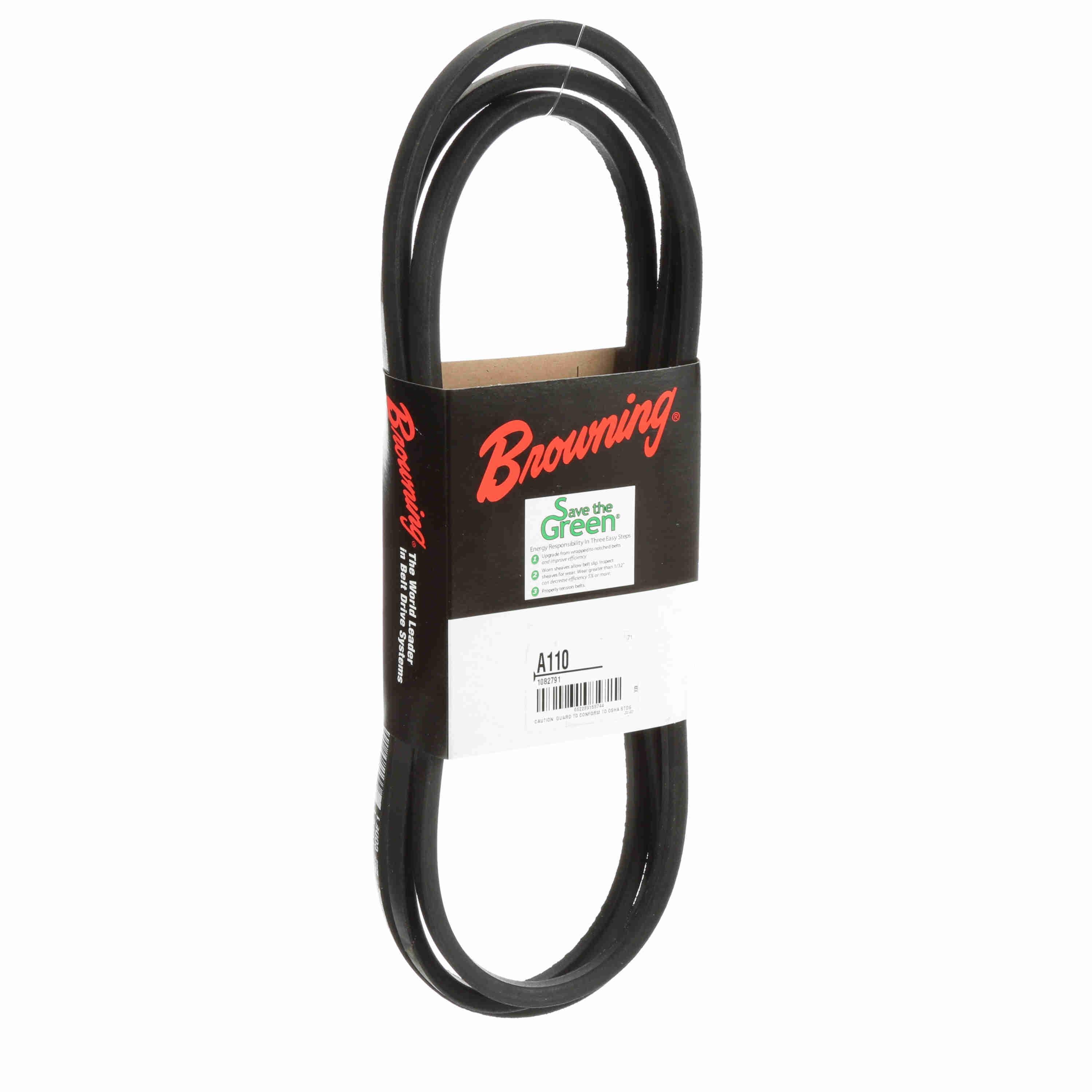 BROWNING Browning 1082791 Non-cogged V-belt a Section Neoprene