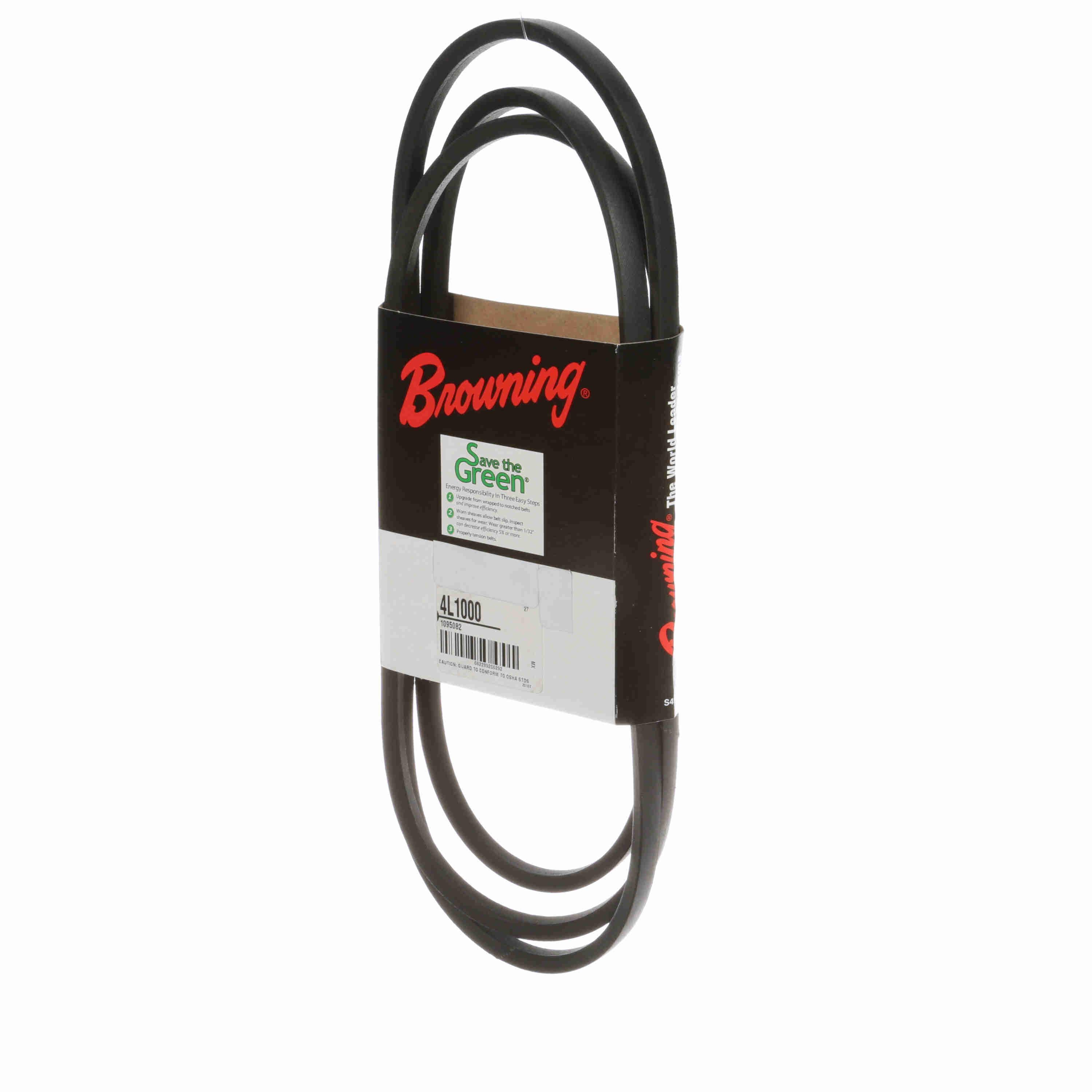BROWNING Browning 1095082 Fhp V-belt 4L 100in Epdm