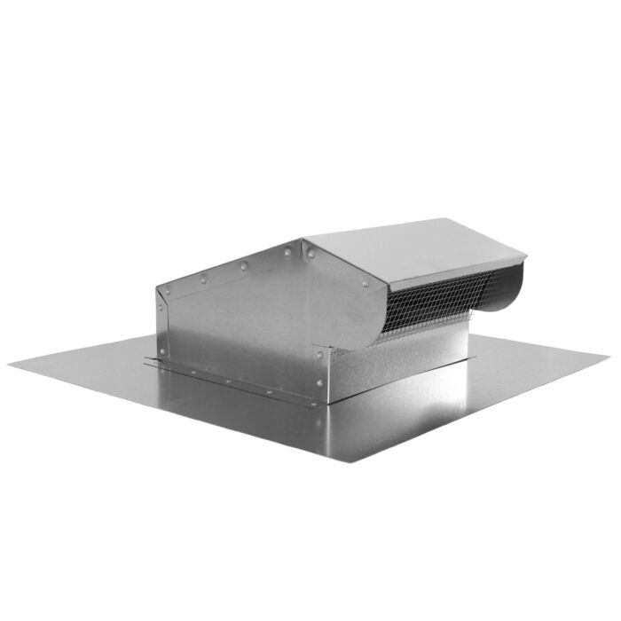 FAMCO Famco bk10 10 Inch Black Roof Hood Vent Screen Damper