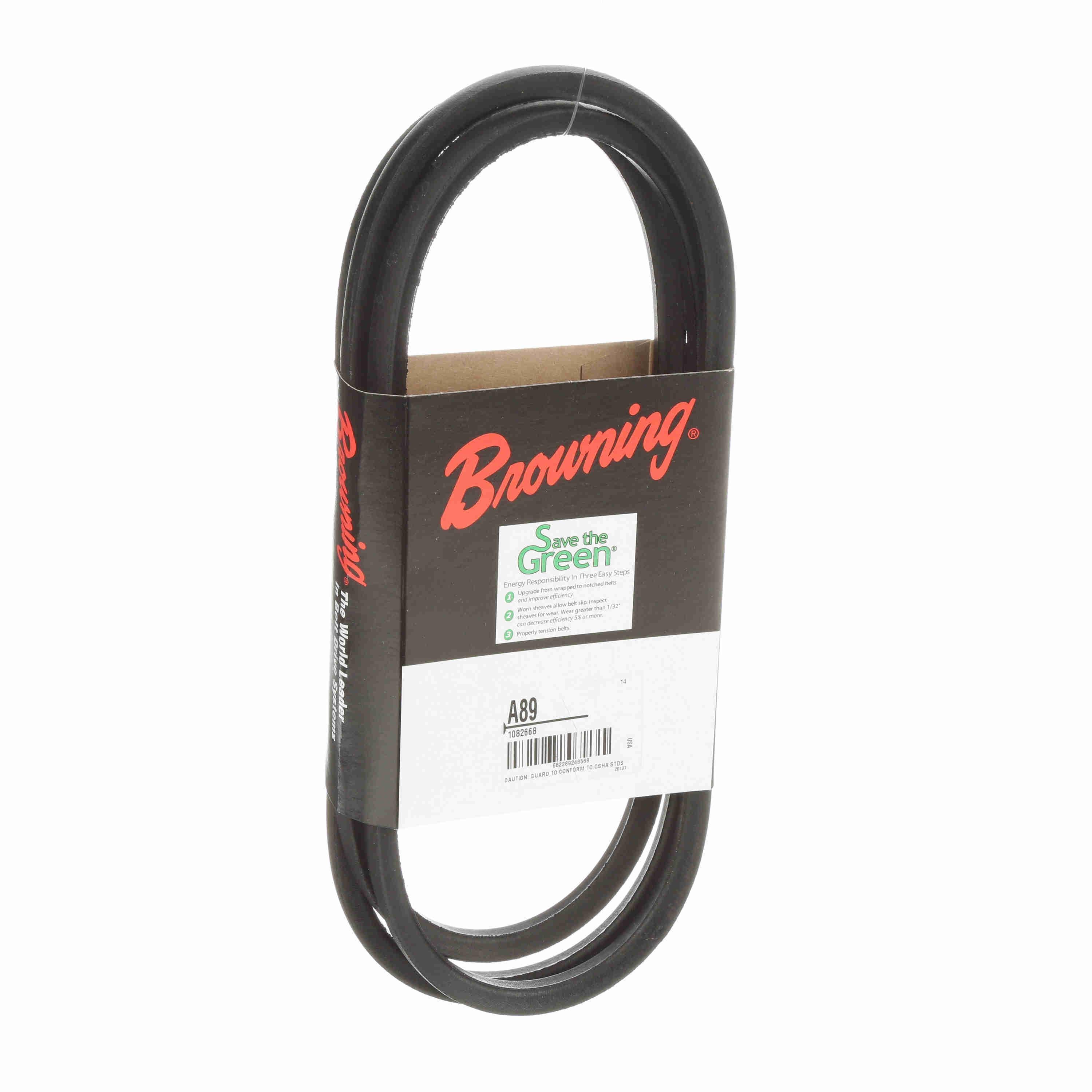 BROWNING Browning 1082668 Gripbelt Super V-belt a Section Neoprene
