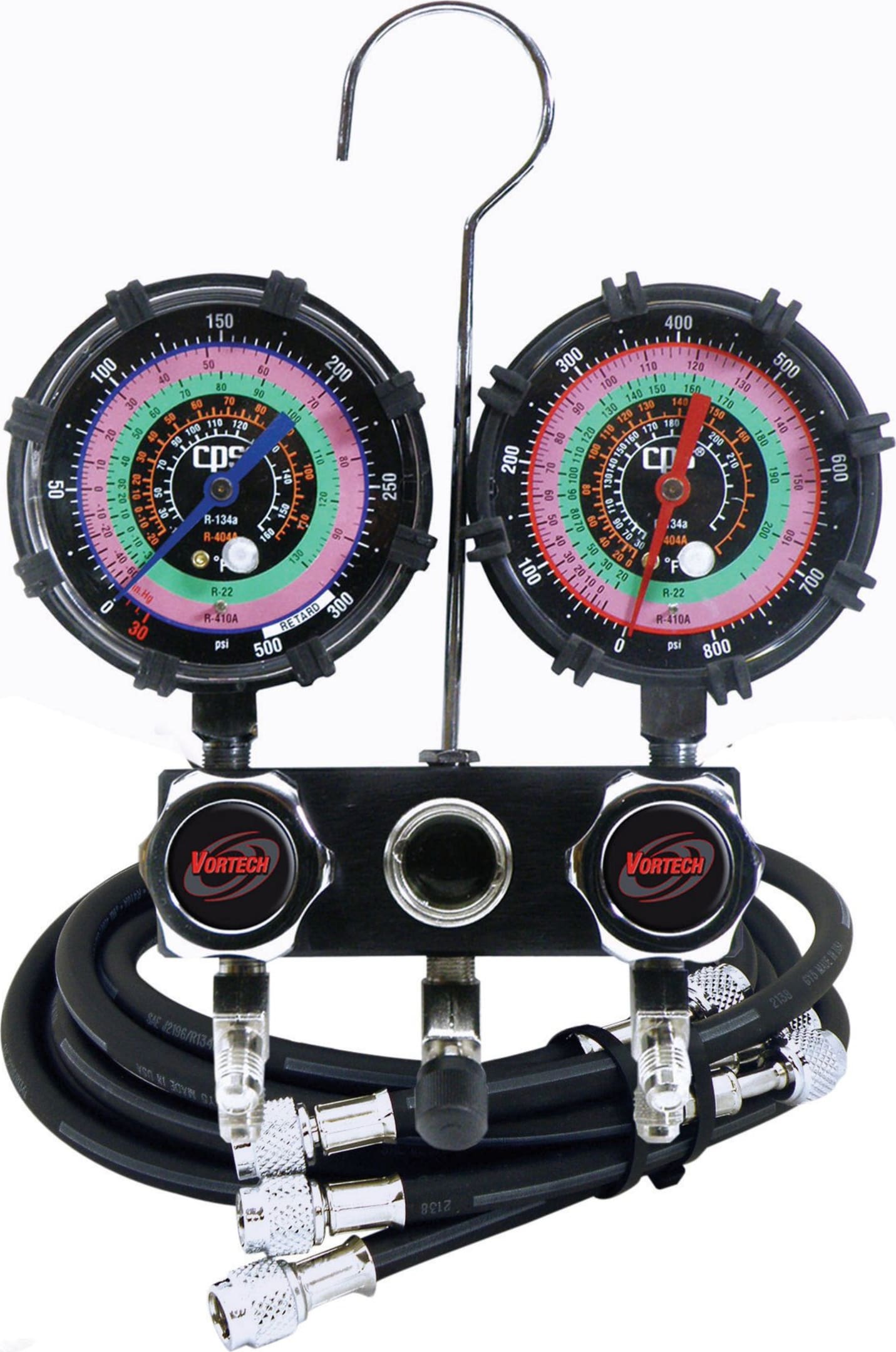 CPS PRODUCTS Cps Products mv2h4p5z Vortech 2-valve Manifold Gauge Set