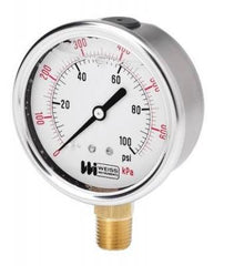 WEISS INSTRUMENTS Weiss Instruments lf251-015-4l Pressure Gauge 0-15 Psi