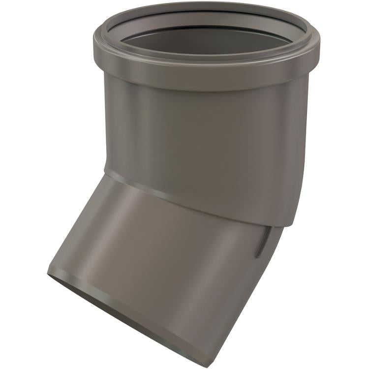 CENTROTHERM Centrotherm isels0445-6 4 in Single Wall 45 Degree Elbow