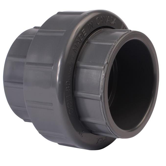 IPEX Ipex 36838 Pvc Schedule 80 Socket Union 1-1/4 in