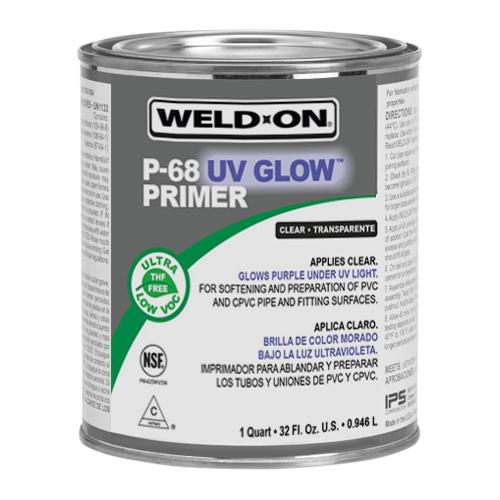 IPS Ips 16212 Pvc Cpvc Uv Glow Clear Primer 1 Qt
