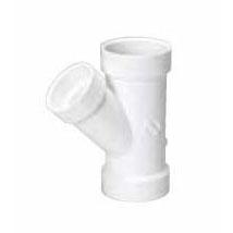 MUELLER STREAMLINE Mueller Streamline 5829 Pvc Dwv Hub Wye Fitting 4x4x2 in