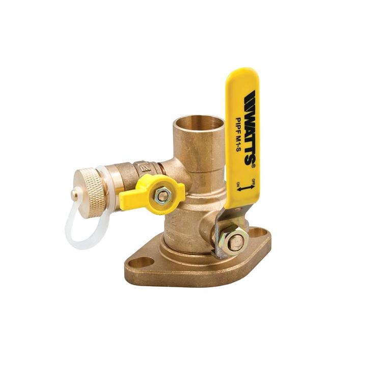 WATTS Watts 67774 3/4 Inch Sweat Isolation Pump Flange Ball Valve
