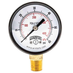 WINTERS INSTRUMENTS Winters Instruments pem201lf Pressure Gauge 0-60 Psi Lead Free