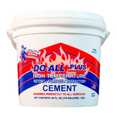 UTILITY MANUFACTURING Utility Manufacturing 30-1031 Furnace Cement 1/2 Gallon