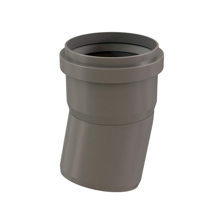 CENTROTHERM Centrotherm isel0315-18 Single Wall Flue Elbow 3 in 15 Deg