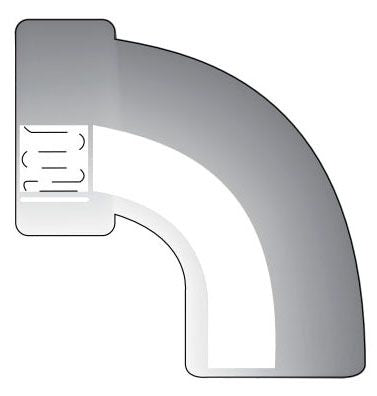IPEX Ipex 257035 Frpp Acid Waste 90 Elbow 4 Inches