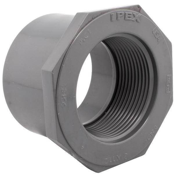 IPEX Ipex 36684 Pvc Sch 80 Spigot X Female Bushing 3/4x1/2 in