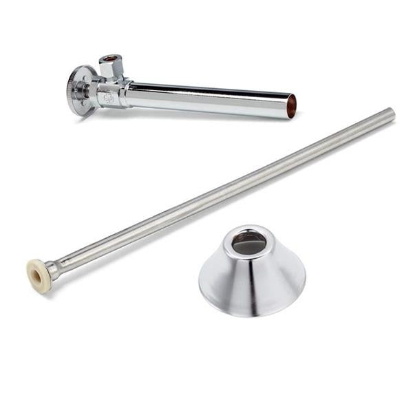 MCGUIRE Mcguire lf172 Closet Supply Kit Angle Stop 1/2 Sweat 3/8 Comp