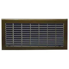 METAL-FAB Metal-fab mffg424 Floor Filter Grille 4x24 Brown