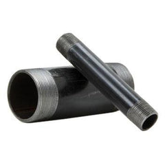 MUELLER STREAMLINE Mueller Streamline 583-000r Black Steel Close Nipple 1/2 Inch