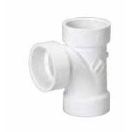 MUELLER STREAMLINE Mueller Streamline 5754 Pvc Dwv Hub Sanitary Tee 3 Inch