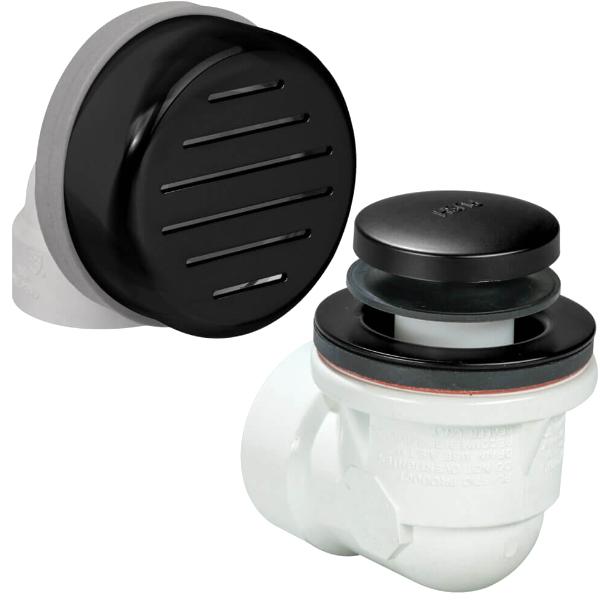 IPS Ips 62282 Pvc Sch 40 Toe Touch Waste Overflow Half Kit