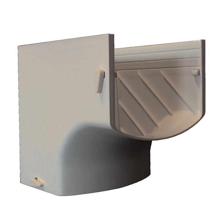 RECTORSEAL Rectorseal 3cgint90g Cover Guard 3 Inch Internal 90 Elbow Gray