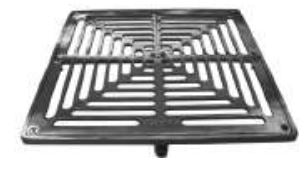 MIFAB Mifab FS1700-TA-3 12in Square Full Frame and Grate