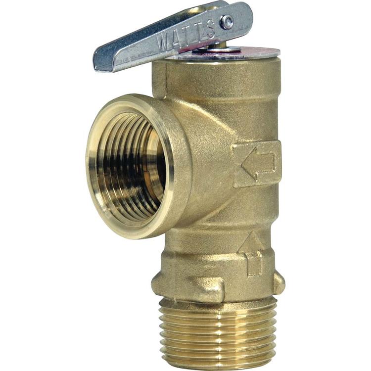 WATTS Watts 11640 Pressure Relief Valve 125 Psi 3/4 Inch