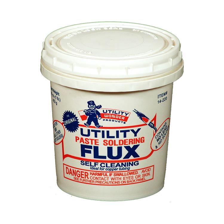 UTILITY MANUFACTURING Utility Manufacturing 14-215 Paste Flux 8 Oz Lead Free