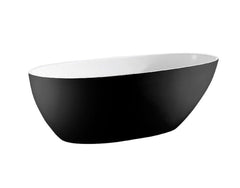 A & E BATH AND SHOWER A E Bath and Shower BT-6218-BK Layla Freestanding Bathtub