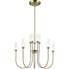 KICHLER Kichler Kich 52757CPZLED Moraine Led Chandelier 10-light
