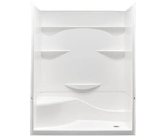 LASCO Lasco 160304PS 60x30 Alcove Shower Kit Four Piece White