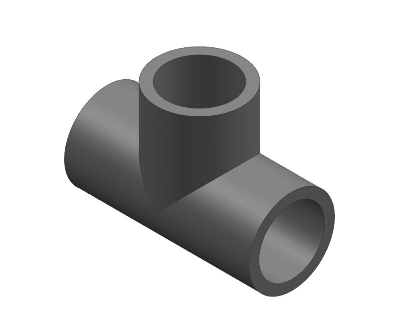 GEORG FISCHER Georg Fischer 9801-080 8 Inch Sch 80 Cpvc Tee Corzan